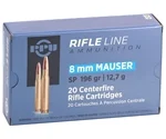 Prvi Partizan 8mm Mauser Ammo 196 Grain Soft Point - PP8S