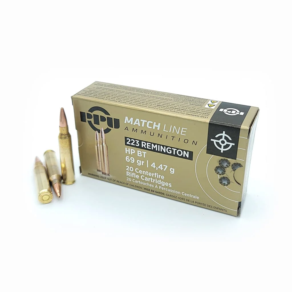 Prvi Partizan (PPU) - Match - 223 Rem - 69 Grain - HPBT