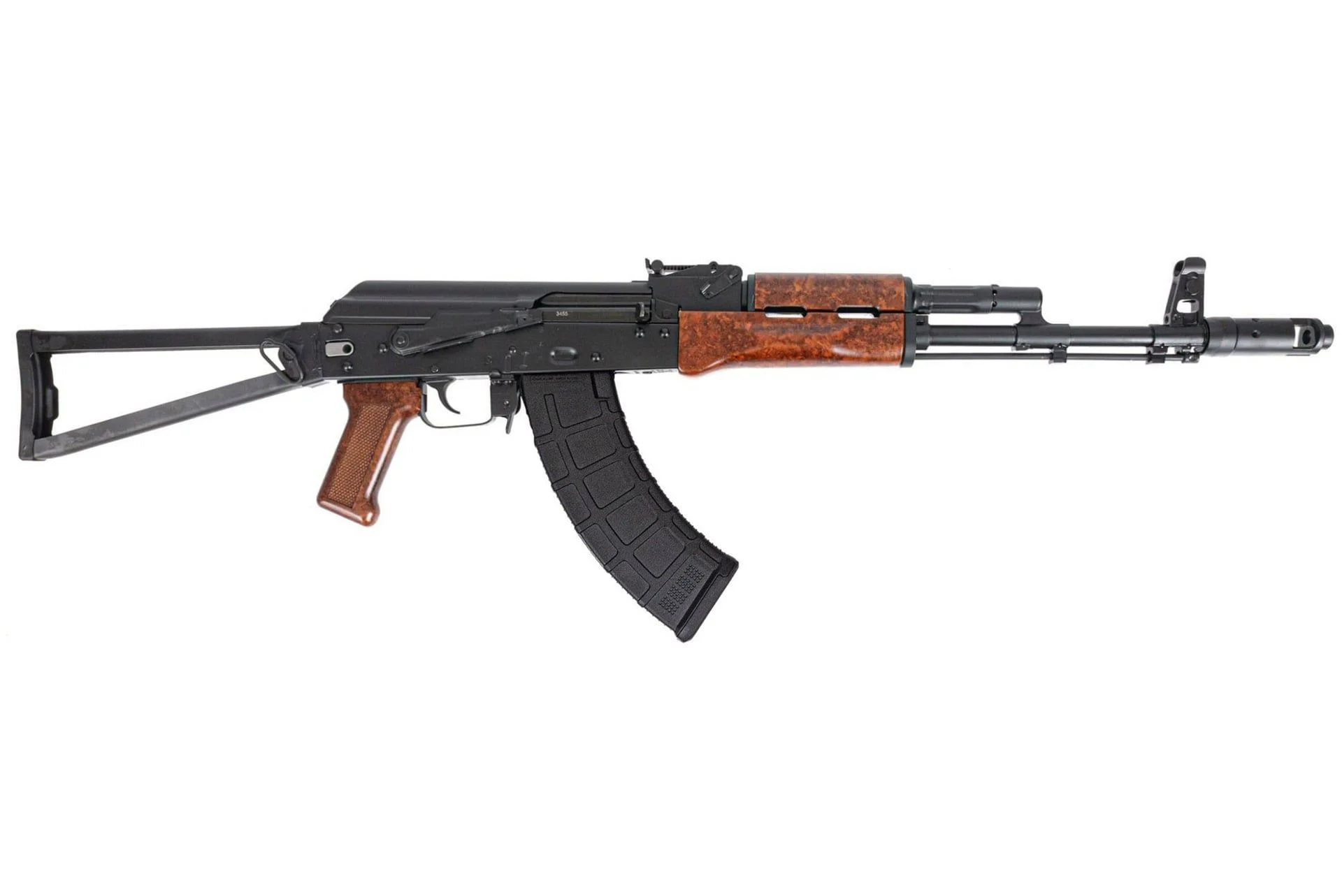 PSA AK-103 GF3 Classic Triangle Side Folding Rifle w/Cleaning Rod, Imitation "Bakelite" Grip - 51655128309