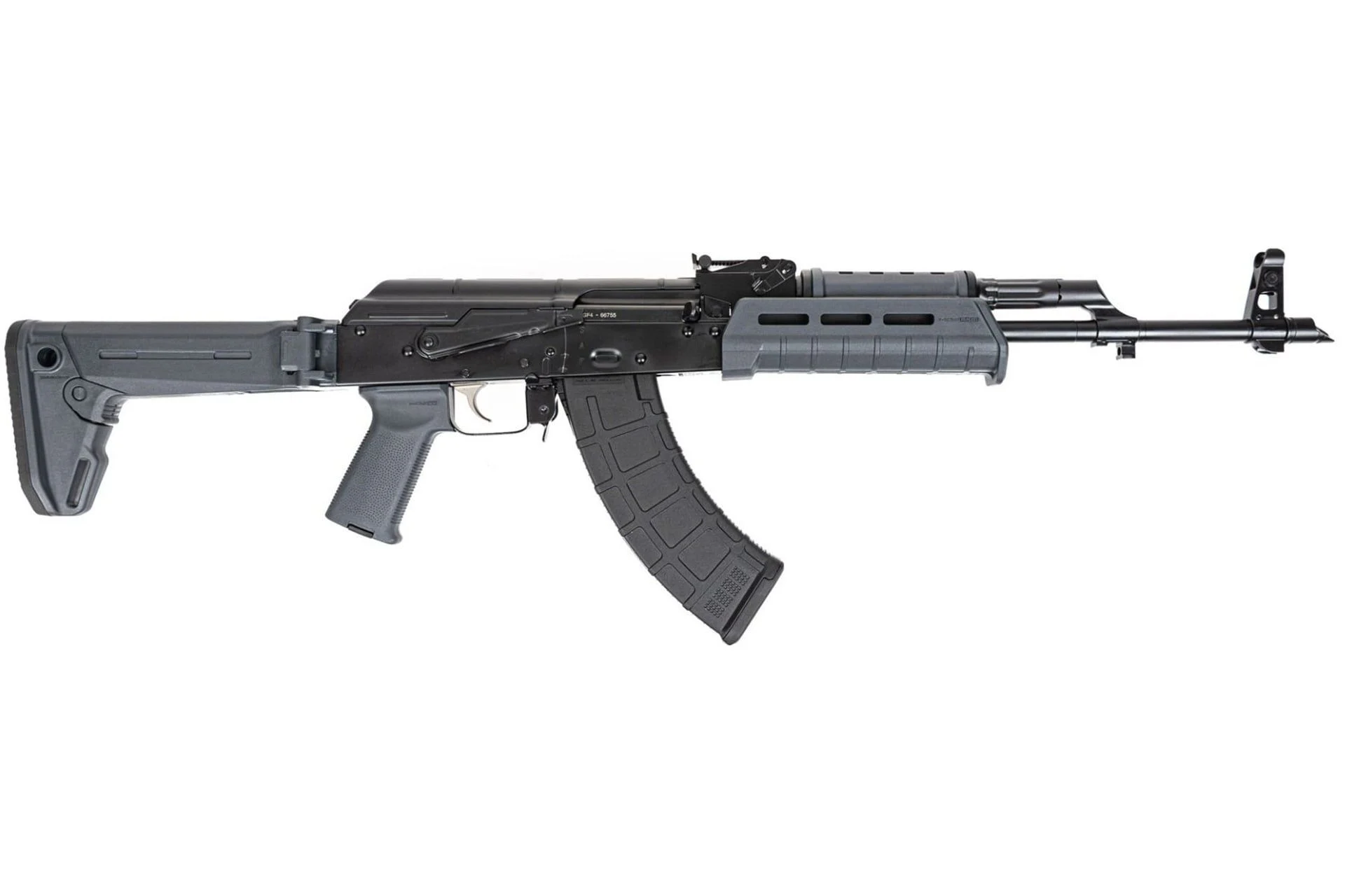 PSA AK-47 GF4 Forged "MOEkov" Rifle, Gray - 51655124697