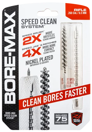 Real Avid Bore-Max Speed Clean Upgrade Set, Nickel Plated, Blister Pack