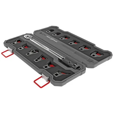 Real Avid Master-Fit Wrench Set, Titanium-Coated Stainless Steel, Professional-Grade Tool Kit