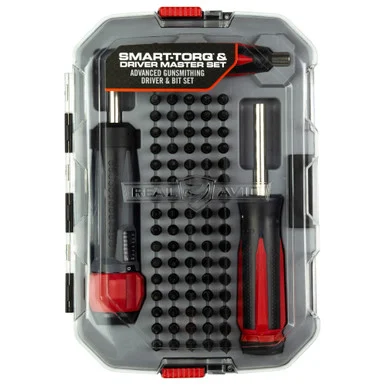 Real Avid Smart Torq & Driver, 83 Piece Set, Black Handle