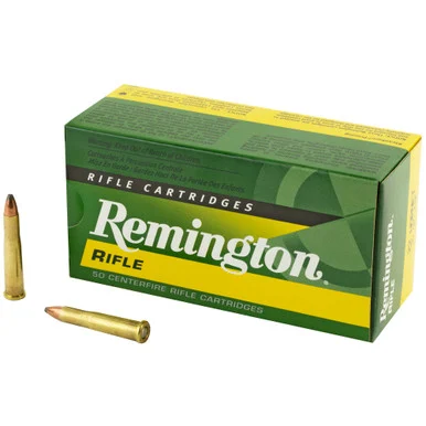 Remington 22 Hornet, 45 Grain, Pointed Soft Point, 50 Rds