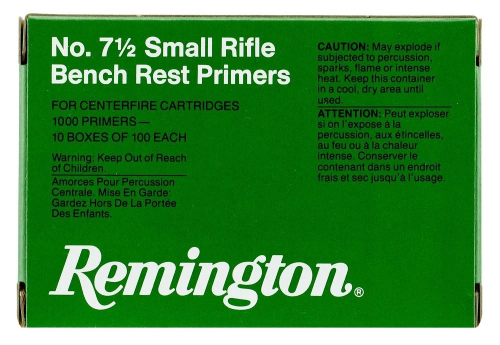 Remington Ammunition 22628 Centerfire Primers Benchrest Rifle 100 Per Box (Sold as Brick) - 56124