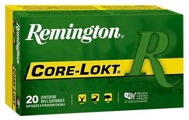 Remington Ammunition Core-Lokt, 30-06 Springfield, 180gr Pointed Soft Point