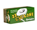 Remington Cyclone 22 Long Rifle Ammo 36 Grain Lead Hollow Point 500 Rounds - CY22HP