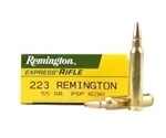 Remington Express 223 Ammo 55 Grain Pointed Soft Point - R223R1