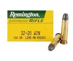 Remington Express 32‑20 Winchester Ammo 100 Grain Lead Flat Nose – R32201