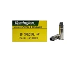 Remington Express 38 Special Ammo 158 Grain +P Lead Hollow Point - R38S12