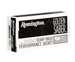 Remington Golden Saber 40 S&W Ammo 165 Grain Brass Jacketed Hollow Point - GS40SWA