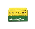 Remington Law Enforcement 12 Gauge Ammo 2-3/4" 00 Buckshot 9 Pellets
