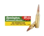 Remington Managed Recoil 260 Remington Ammo 140 Grain Core-Lokt Pointed Soft Point - 27610