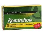 Remington Slugger Managed-Recoil 12 Gauge Ammo 2-3/4" 1oz. Rifled Slug - RL12RS