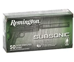 Remington Subsonic 9mm Ammo 147 Grain Flat Nose Enclosed Base - S9MM9