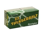 Remington Thunderbolt 22 Long Rifle Ammo 40 Grain Lead Round Nose
