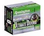 Remington Ultimate Defense 9mm Ammo 124 Grain Brass Jacketed Hollow Point - HD9MMBN