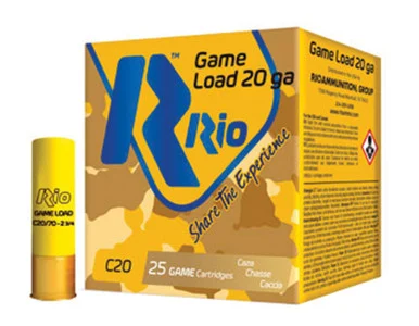 Rio Ammunition Field 20g, 2.75" 1 oz, #6 Shot, 250 Rds