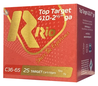 Rio Ammunition RC369 Top Target, 410 Gauge, 2.50" Length, 9 Shot