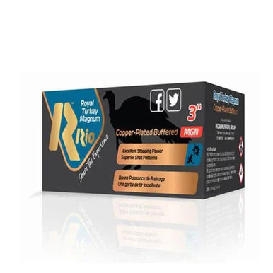 Rio Royal Turkey Buffered Shotshells, 12ga, 3" Barrel, 10 Rds, Copper Plated Lead