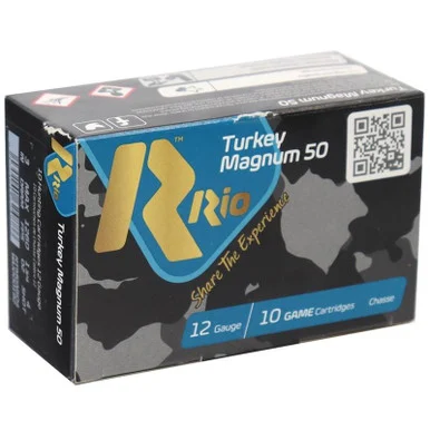 RIO Royal Turkey Magnum 50 Shotshells, 12GA, 3" Shell, 10 Rds, 1-3/4oz Load, 1260 FPS, #6 Shot