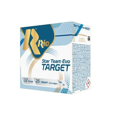 RIO Star Team Target 28 Shotshells, 12ga, 2-3/4" 1oz, 25 Rds, #7.5, 1,250 FPS