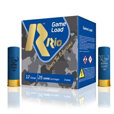 Rio Top Game Shotshells, 12 GA, 2-3/4" Shells, 1-1/4 oz, 25 Rds, Lead Shot