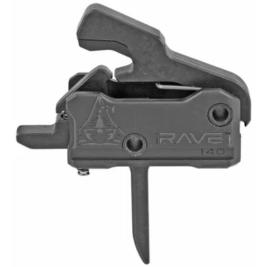 Rise Armament Rave 140, Flat Trigger, Anti-Walk Pins, Black