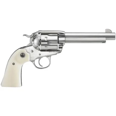 RUGER Vaquero Bisley 45 Colt 5.5in 6rd High-Gloss Stainless Revolver (5129)
