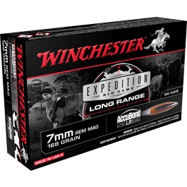 Winchester Expedition Big Game Long Range 7mm Rem Mag 168 Grain AccuBond