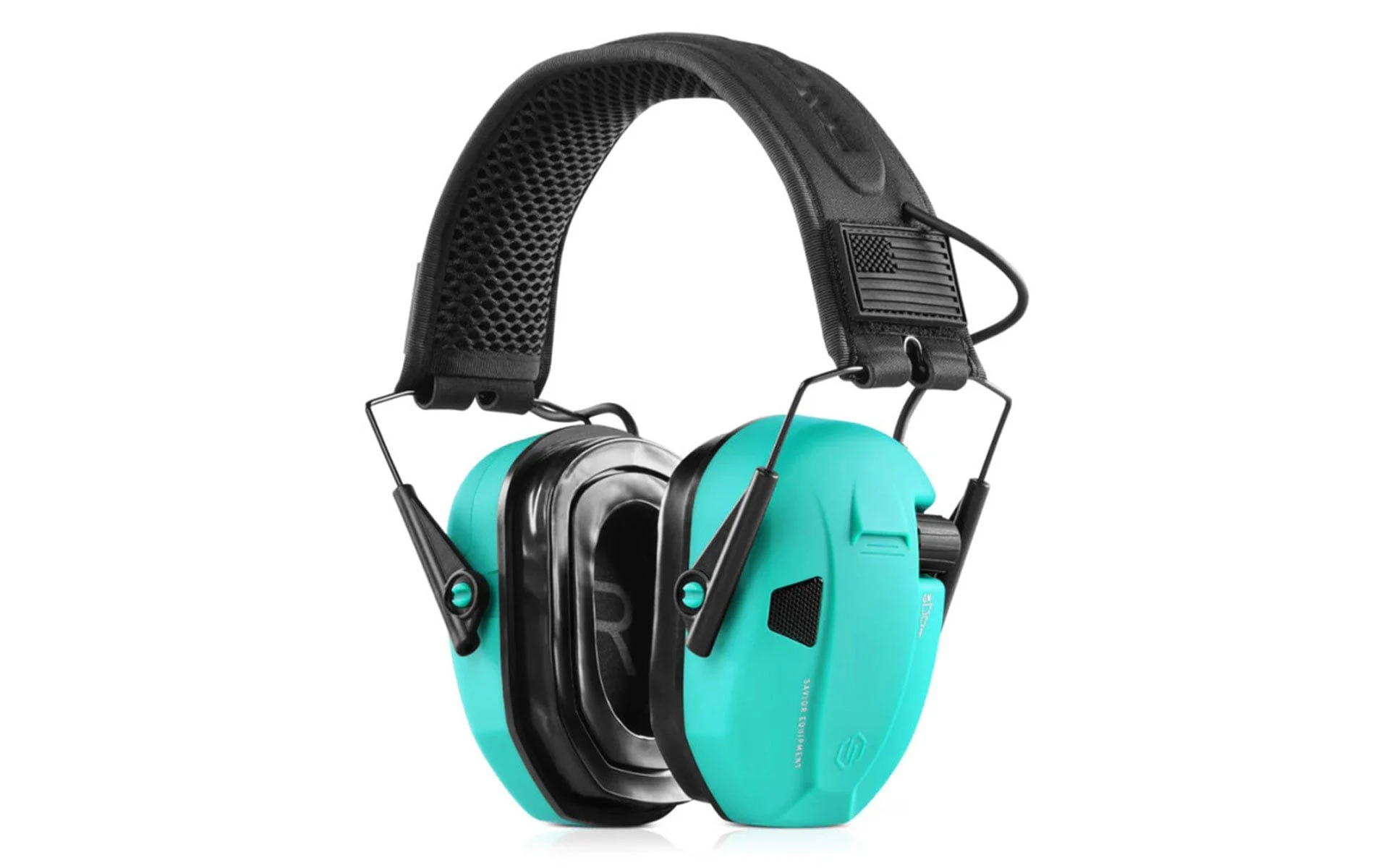 Savior Equipment Electronic Sound Suppression Ear Protection - Bright Teal - EM-APOLLO-TE