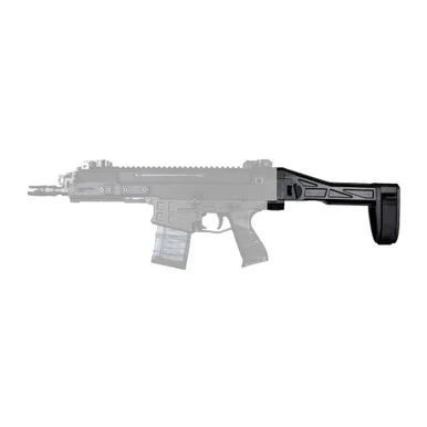 SB Tactical Bren2, Receiver, Lightweight Polymer Strut, Black