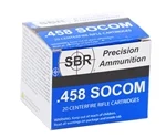 SBR 458 SOCOM Ammo 250 Grain Barnes TSX Hollow Point Lead-Free - SL45811