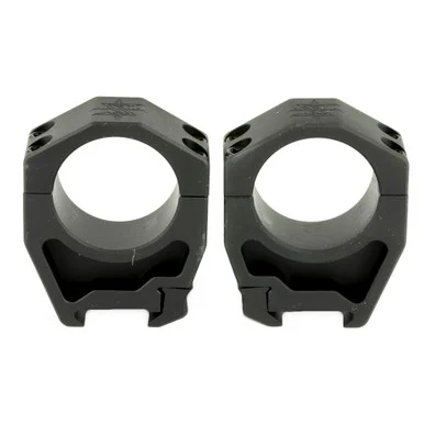 Seekins Precision 1.45" AR High Scope Rings, 34mm, 4 Cap Screw, Black Finish