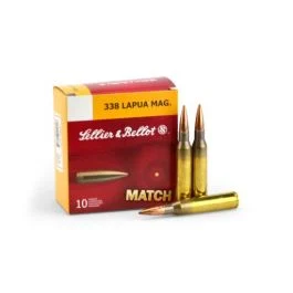Sellier & Bellot .338 Lapua 250 Grain BTHP