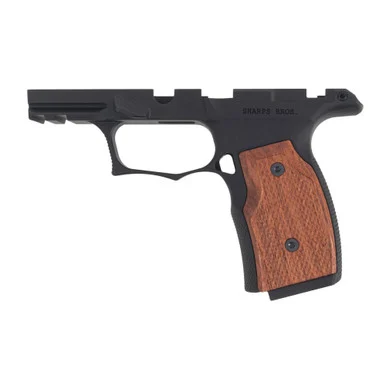 Sharps Bros. SBGM02-G2, Grip Module, Anodized Finish, Black with Brazilian Cherry Grips