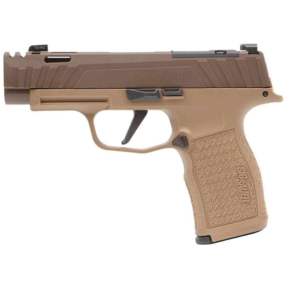 SIG Sauer P365XL Spectre Comp 3.1” 9mm 17rd Compact Semi-Auto Pistol - FDE - P365V005