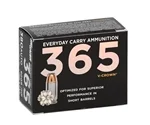 Sig Sauer 365 Everyday Carry 380 ACP Ammo 90 Grain V-Crown Jacketed Hollow Point E380A1-365-20