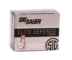 Sig Sauer Elite V-Crown 45 ACP Auto Ammo 185 Grain Jacketed Hollow Point - E45AP0-20