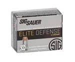 Sig Sauer Elite V-Crown 9mm Ammo 124 Grain Jacketed Hollow Point - E9MMA2-20