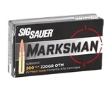 Sig Sauer Marksman 300 AAC Blackout Ammo 220 Grain Open Tip Match - E300A2-20