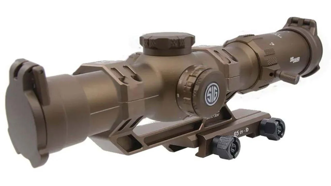 Sig Sauer TANGO-MSR 1-10x26mm Illum BDC10 FFP Coyote Tan Riflescope w/ALPHA-MSR Mount - SOTM11202
