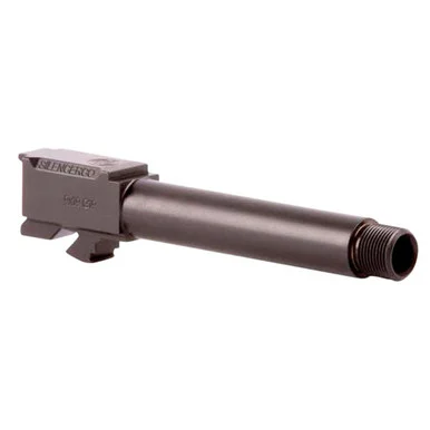 SilencerCo Glock 43 Threaded Barrel, 9MM, 3.70" Threaded Barrel, Black