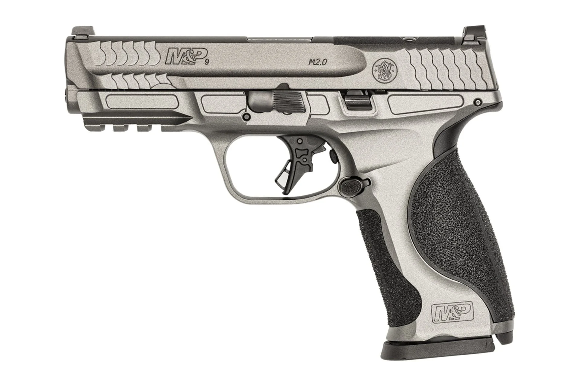 Smith & Wesson M&P9 M2.0 METAL 9MM 4.25" - Gray, 4.25" Barrel, 17+1 Rounds - 13194