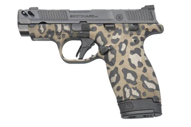 Smith & Wesson PC Bodyguard 2.0 Carry Comp, 380 ACP, 3.1" Barrel, 12 Rds, Leopard Print