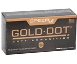 Speer Gold Dot 38 Special +P Ammo 135 Grain Jacketed Hollow Point - 53921