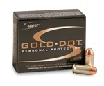 Speer Gold Dot 380 ACP AUTO Ammo 90 Grain Jacketed Hollow Point - 23606