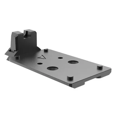 Springfield Agency Optic System Mounting Plate, Steel, Black