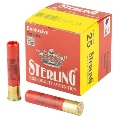 Sterling Exclusive Series, 410 Gauge, 2.5" Shells, #8 Shot, 25 Rds