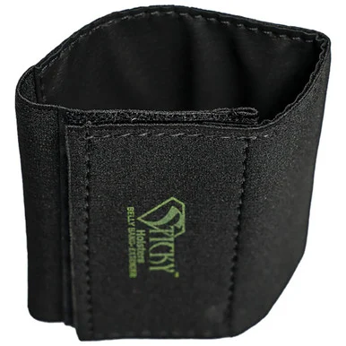 Sticky Holsters Belly Band Extender, Plush Elastic, Black